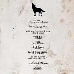 jaimegoldhand:  WINTER CAME ; songs for the northern wolves,