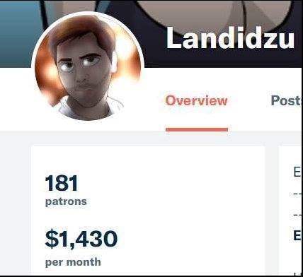 bastard-hive:  deareditorr:   My friend asked me If I could post this, so here you go.   This ‘‘artist’‘ called  Landidzu is tracing other people’s art to make money. He benefits every month of $ 1400 with his patreon whose drawings (if they