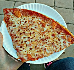 confetticraze:  Pizza from the fair last weekend. ❤ 