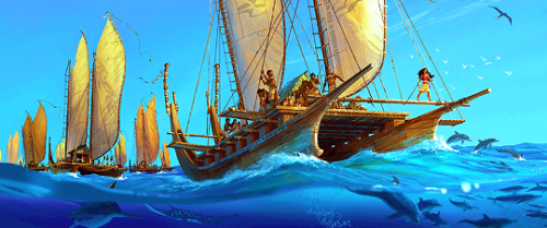 peter-quills:  Concept Art for Disney’s Moana (2016)  