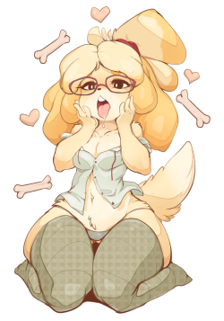 good-dog-girls:  Everyone loves Isabelle~ And Isabelle loves
