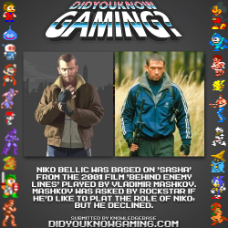 didyouknowgaming:  Grand Theft Auto IV.  http://www.vgfacts.com/trivia/3266/