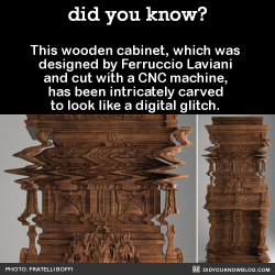 did-you-kno:  This wooden cabinet, which was designed by Ferruccio