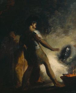 Thomas Sully:  Macbeth in the Witches’ Cave (1840) via Folger