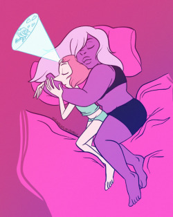 thunderflan:When Pearl wants to be the little spoon Amethyst