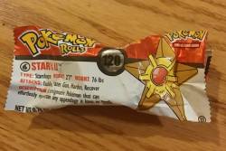 sexykrampus:reservoirdongz:  I found this Pokemon fruit roll