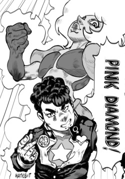 goopy-amethyst:  hatbotx:  Pink Diamond is Unbreakable  @zappsbrannigan