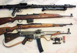 weaponslover:  MG-34, Gewehr 43, K-98, StG-44