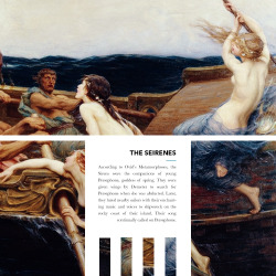 perkamentus:  mythology meme - six of six nymphs/muses: the sirens‘Winged