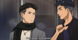 fuku-shuu: Besides undercut frenemies Otabek & JJ from YOI,