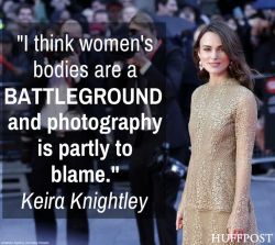 huffingtonpost:  Keira Knightley Protests Photoshop Keira Knightley