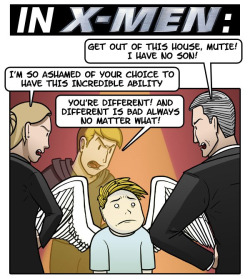 dorkly:  How Your Families Would ACTUALLY Behave in the X-Men