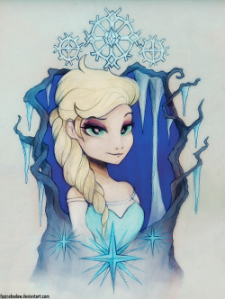 Elsa tattoo design commission for Kyle-0529 No, you are not allowed