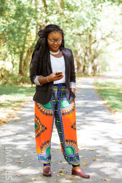 blackfashion:  Casual Fall Wear / Dashiki Pants Photo by Joe