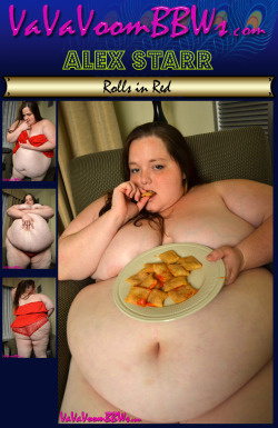 Join Alexx Star as she shows of her round, ballooning belly and