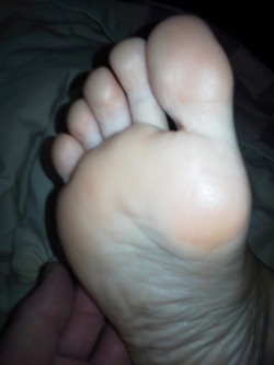 Who wants to chew on this sole and perfect toes