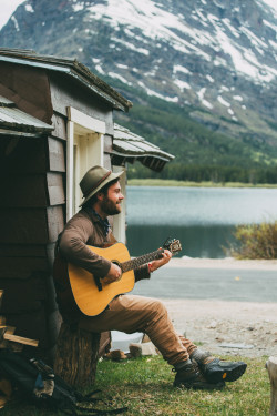 betomad:  Benjamin at Swiftcurrent Lake, Montana, U.S. photo