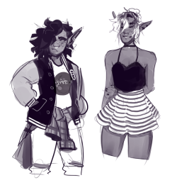 foxaes:Lup and Taako in some outfits I have worn lately whoop