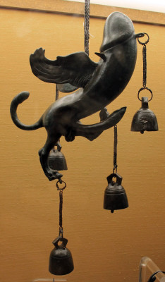 Bronze, phallus-shaped wind chime (tintinnabulum), Pompei, Roman,