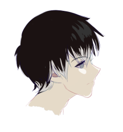 tarahdraws:  a 15 min sketch of depressed haise sigh