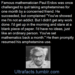 ultrafacts:Paul would work 19 hour days, just sitting at his