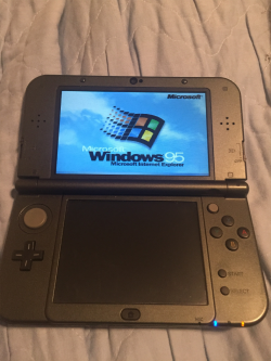 silverjolteon:Running Windows 95 on a 3DS is so surreal, from