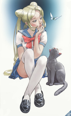 fighting-evil-by-moonlight:  kimoti-no kanasiy Usagi by ~whiskypaint