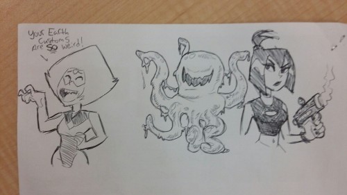 thegreatdyldo:  Work doodles. 