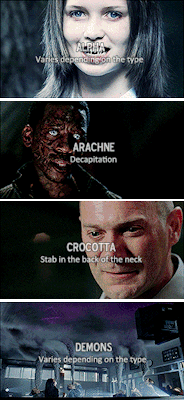 out-in-the-open:    Supernatural Hiatus Creations | week tenMonstersSupernatural
