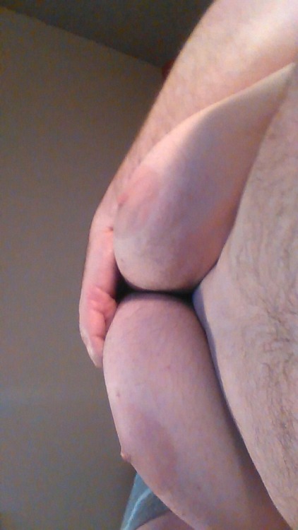 bigsexymanboobs:  Suck time  The word epic is very much overused nowadays… but hell, what else can you call these luscious moobs?