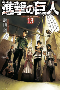 killmeheichou:  Cover for the snk manga volume 13 