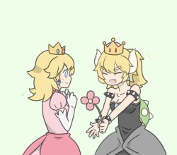 hatsuzuki: はやく  なかよく  なりたいのだ#クッパ姫