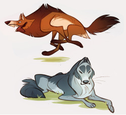 kellamartinart:  some wolf doodles.