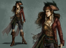 itsdarkoutside86:  Pirate Captain Circe by AmandaRamsey I FINISHED