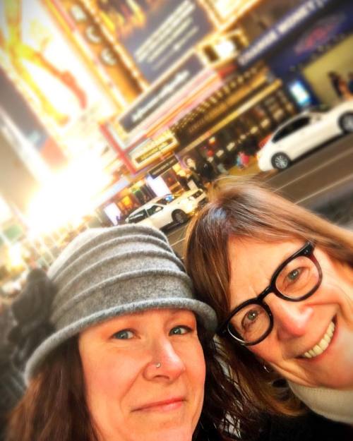 <p>Greetings from New York - it’s 31 degrees and we’re headed out for a big day. Last night we saw School of Rock. Capsule review: Kids are awesome, Andrew Lloyd Webber is still a hack, we had a great time. #motherdaughterroadtrip #newyork  (at NYC Times Square)</p>