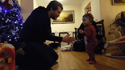 awwww-cute:  Best new years eve ever. My son just took his first