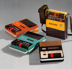 frankiethebaron:  ITT Schaub Lorenz, Cassette recorder, 1973.