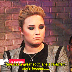 fallingaparts:  Demi Lovato talking about Selena Gomez 