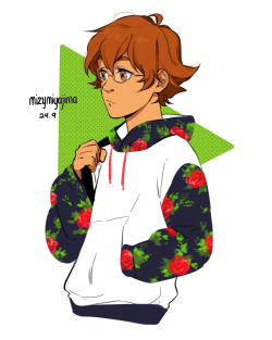 miyajimamizy:  My first Pidge in the hoodie that I badly want. ;