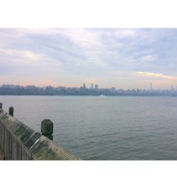 ☁️ (at Edgewater Riverfront Walkway)