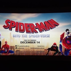 Just got done watching #spiderversemovie…….. Wow!
