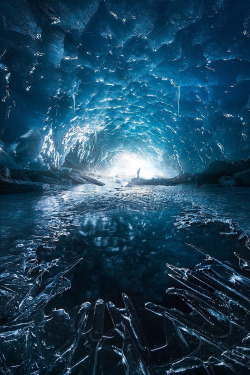 plasmatics-life:  Shine Cave - Alaska • {by Marc Adamus} |