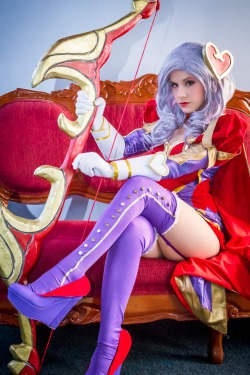 whatimightbecosplaying:  Heartseeker Ashe - League of Legends