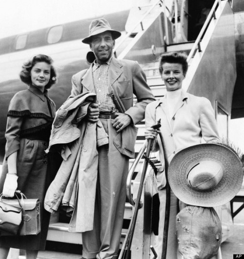 lillithblackwell:  Lauren Bacall, Humphrey Bogart and Katharine Hepburn, 1951 
