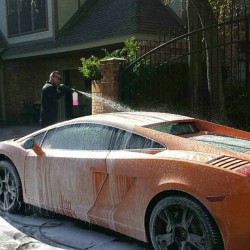 chemicalguys:  Pre soak with Chemical Guys foam Cannon and Mr