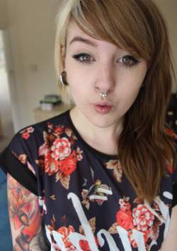 madujune:  Here’s me with ma new septum ring, yo.     