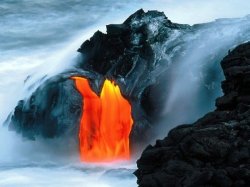 odditiesoflife:  Pools of Fire Lava lakes are extremely rare