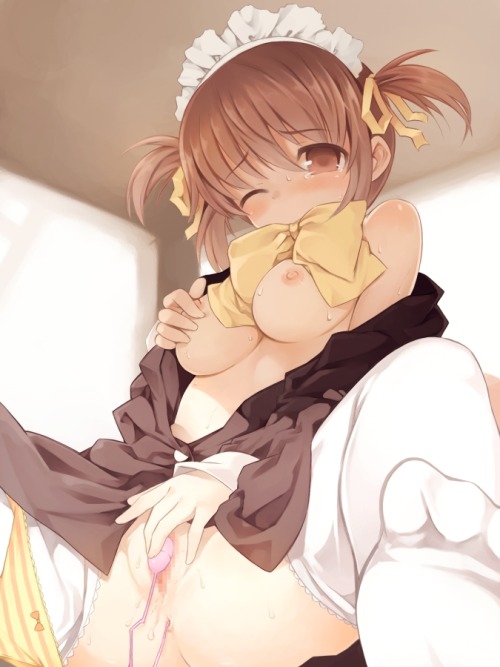 lewd-lounge:  Maid set requested by anonymousAll art is sourced via caption