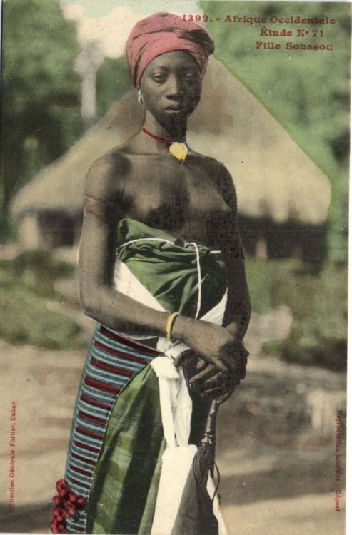 Senegalese woman, via eBay.