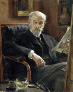 Osip Braz - Portrait of Artist Alexander Sokolov - Date: 1898